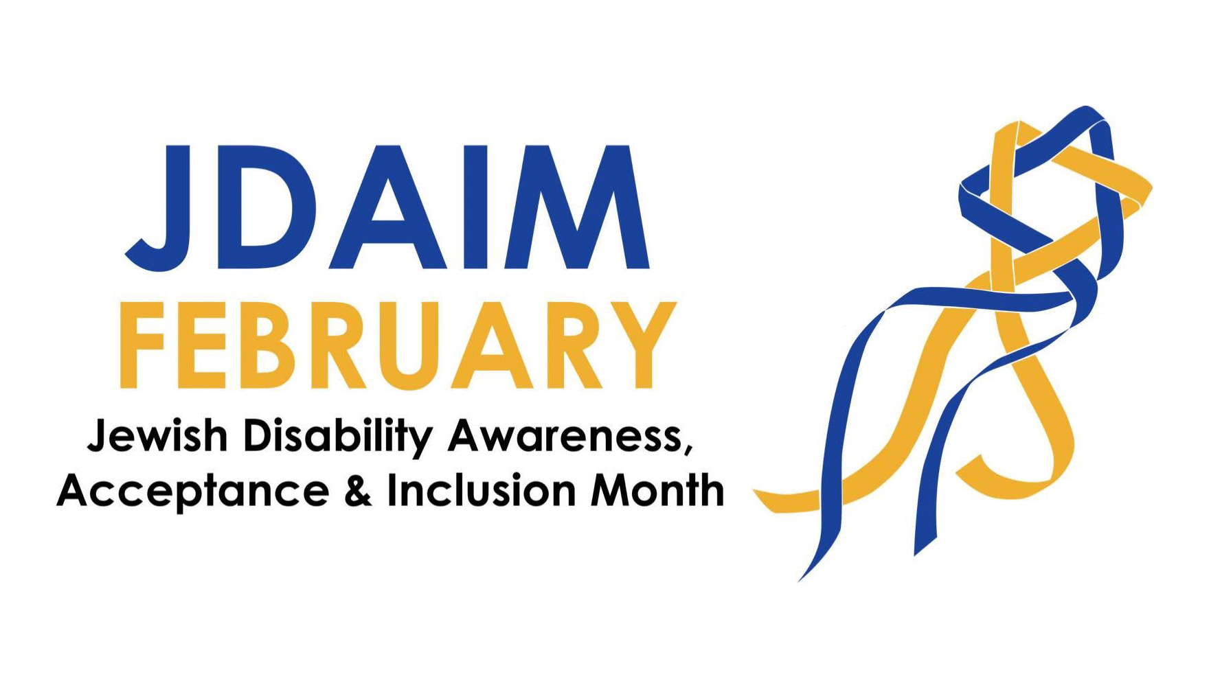 Image: The logo of Jewish Disability Awareness, Acceptance, and Inclusion Month